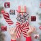 Christmas Ribbon Wired 2.5 Inch,6 Roll 30 Yards Christmas Ribbon with Wire-Snowflake/Snowman/Gingerbread Man/Santa/Glitter Stripe/Buffalo Plaid Christmas Ribbon for Wreaths Bow Tree DIY Crafts